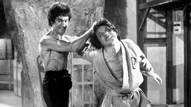 Bruce Lee i Jackie Chan (U zmajevom gnijezdu, 1973.)