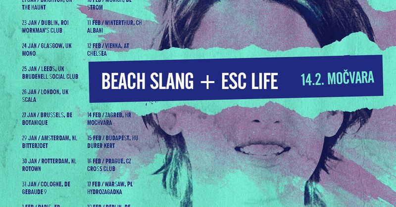 Beach Slang i ESC Life (koncert Močvara) [St 1]