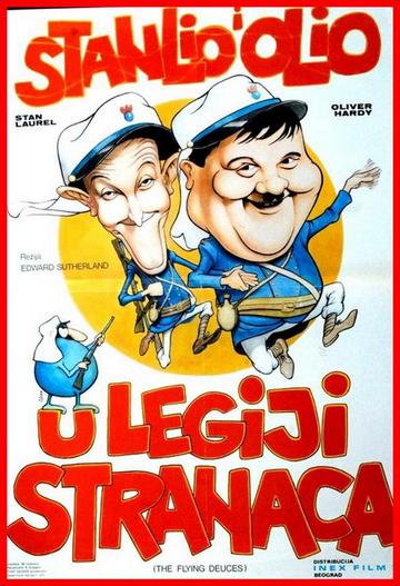 Stanlio i Olio U legiji-stranaca (The Flying Deuces, 1939) [poster]