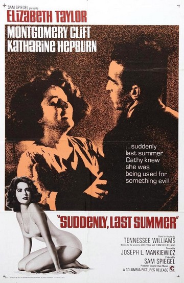 Iznenada prošlog ljeta (Suddenly Last Summer, 1959) [poster]