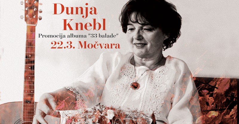 Dunja Knebl (33 balade, promocija Močvara) [St1]