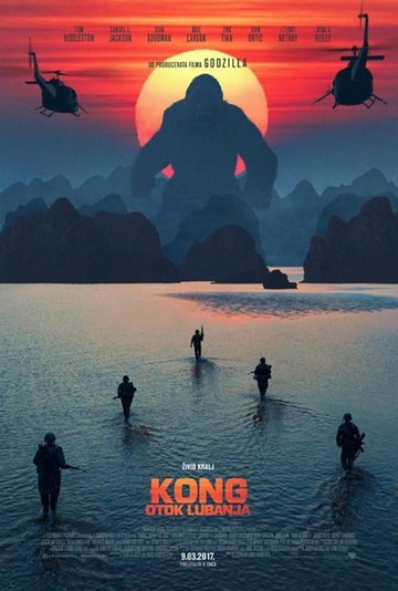 Kong Otok lubanaj (Kong Skull Sland, 2017) [poster]